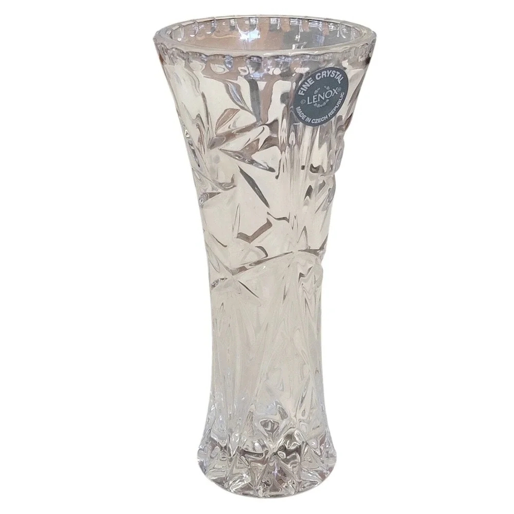 Lenox Crystal Star Vase 6
